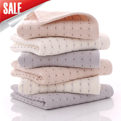 Waffle towel gift customized 34*74cm Honeycomb pure cotton towel Upscale gift towel logo