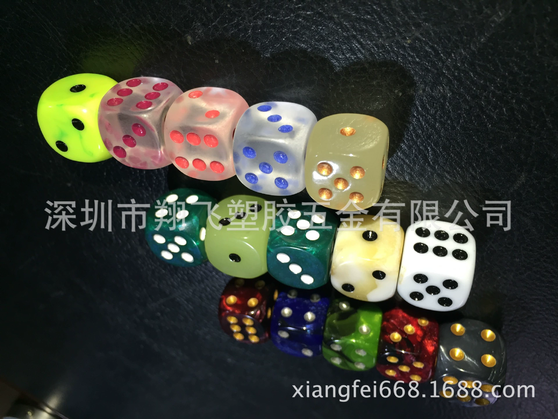 Акрильные игральные игральные шестигранные игральные кости прочные и не хрупкие