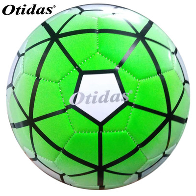 厂家直销 5号亮面PVC 车缝足球 西甲意甲训练PVC足球 可以定制|ms