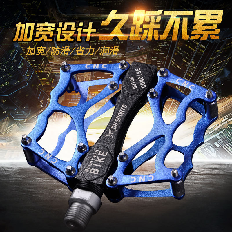 Two-sided Bearing Mountain bike Pedal aluminium alloy bearing pedal Highway Dead flies Bicycle non-slip Pedal parts