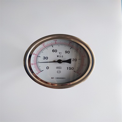 出口机械指针双金属温度计WSS食品级卫生型法兰