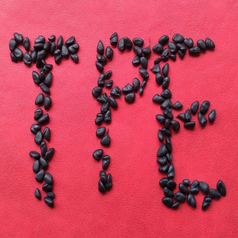 防火TPE 黑色白色50度-95度 无卤阻燃TPE原料 电线插头专用料