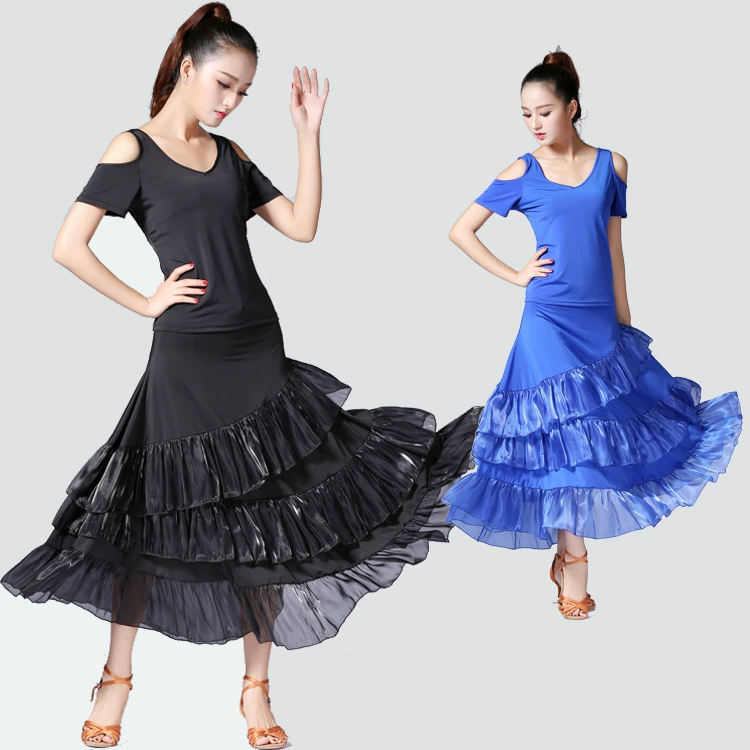 GB конкурс современных танцев большие качели платье костюм танцевальное платье с коротким рукавом современный танец GB танцевальное платье Платье дружбы Платье для выступлений