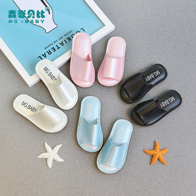 2019 summer children slipper new pattern men and women Korean Edition Home Shoes non-slip baby slipper Children soft sole