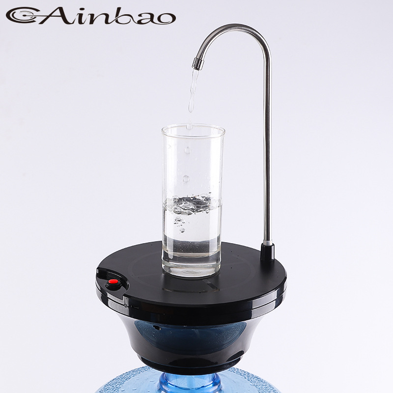 智能桶装水电动抽水机 一键无线台式自动上水器家用自动抽水器|ms