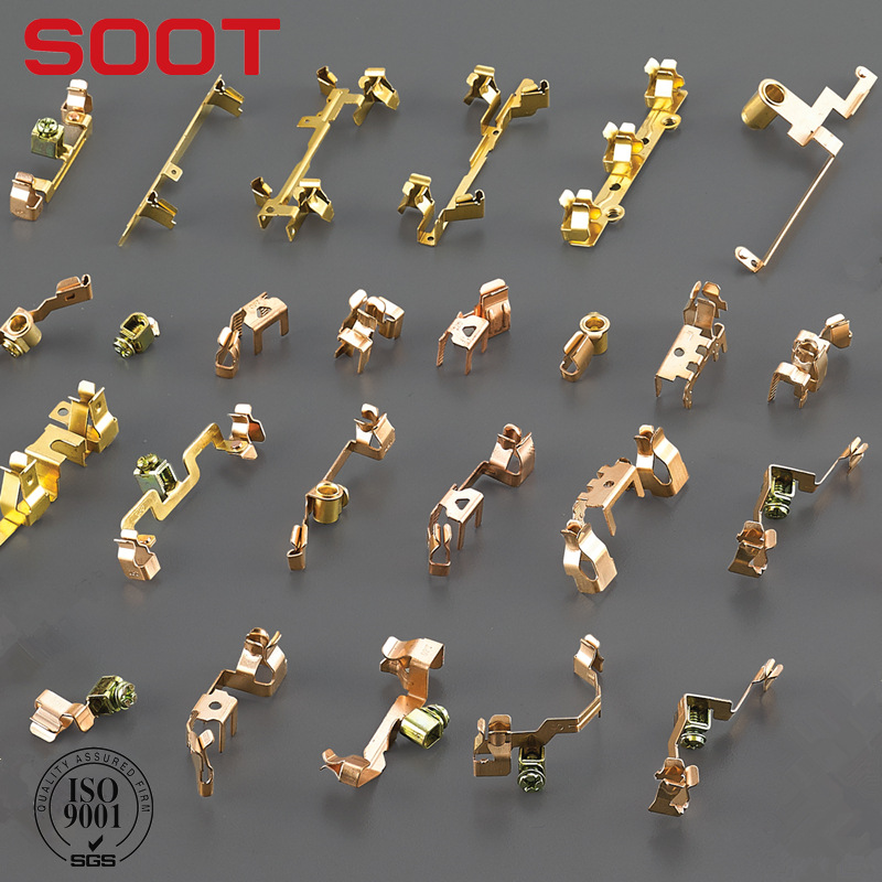 专业定制智能插座铜片 高质量插座五金件 开关插座铜件加工生产