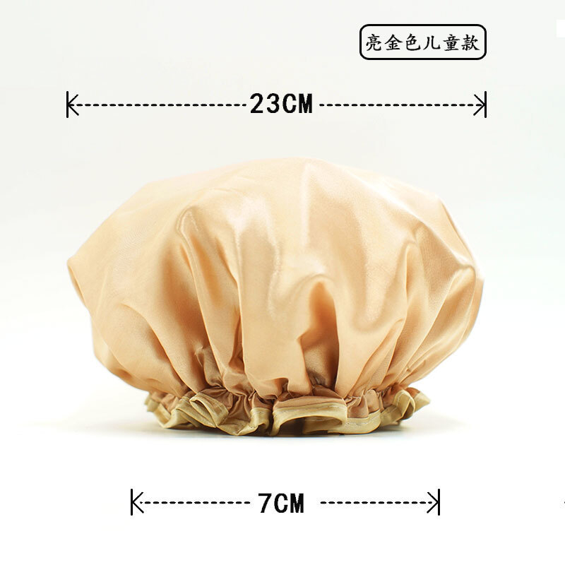 Gorro de ducha impermeable extra grande de doble capa para hombres y mujeres adultos gorro de baño ducha cocina a prueba de aceite a prueba de humo