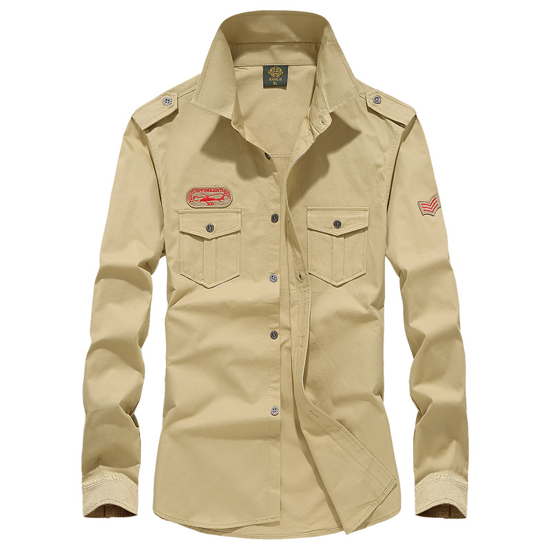 Transfronteriza Amazon ebaywish primavera ropa de trabajo de los hombres camisa de manga larga de los hombres más el tamaño de primavera y otoño camisa casual hombres