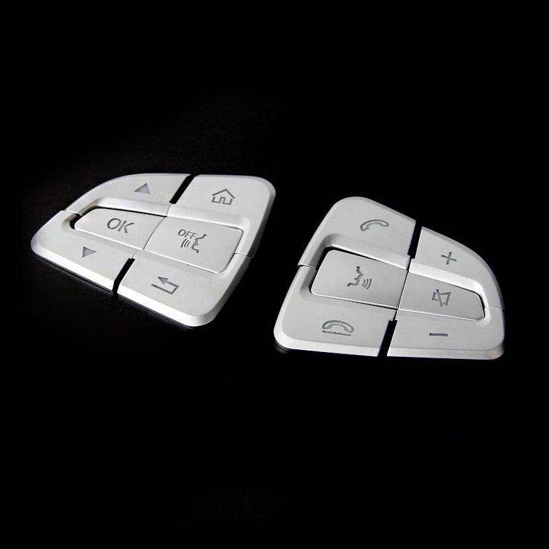 Applicable to Mercedes-Benz's new C- Class GLC A B CLA CLS GLE GLS GLK steering wheel key decoration Applicable to Mercedes-Benz's new C- Class GLC A B CLA CLS GLE GLS GLK steering wheel key decoration
