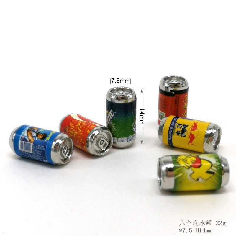 Кукольный домик [Мини-кола с содовой] Бар Пляж сцена модель поделки аксессуары Кукольный дом еда игра