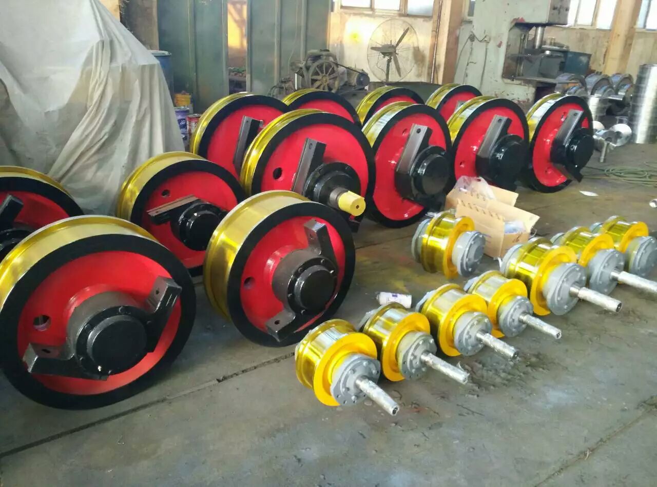 供应河南卫华起重机车轮组  主动轮被动车轮组 行车桁吊大车轮