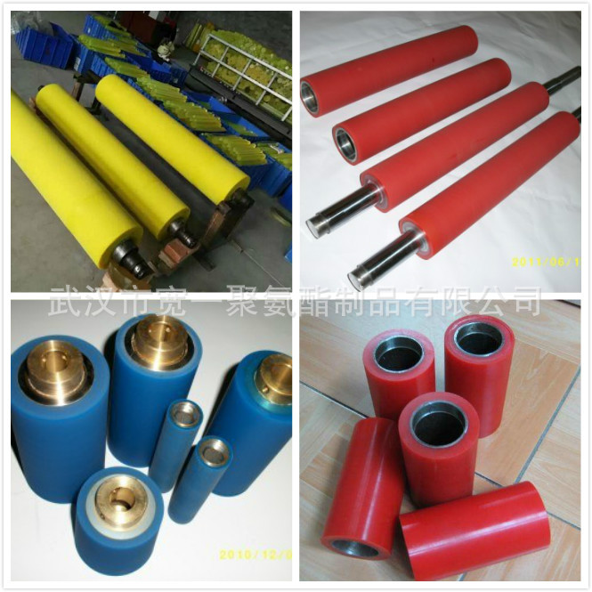 甘肃聚氨酯胶轮加工包胶，甘肃聚氨酯滚筒包胶加工