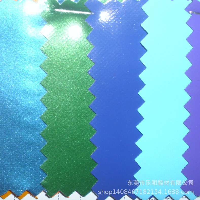 JP8015现货佳积布底0.5MM平纹镜面干式PU鞋材手袋箱包PU皮革