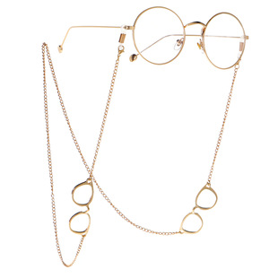 Non-slip metal glasses, golden pendant handmade, wish