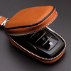 Leather universal capacious key bag, transport, lock, cowhide