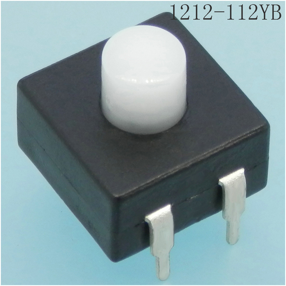 6*6 12X12带按帽电源自锁无锁复位按键点动轻触按钮开关