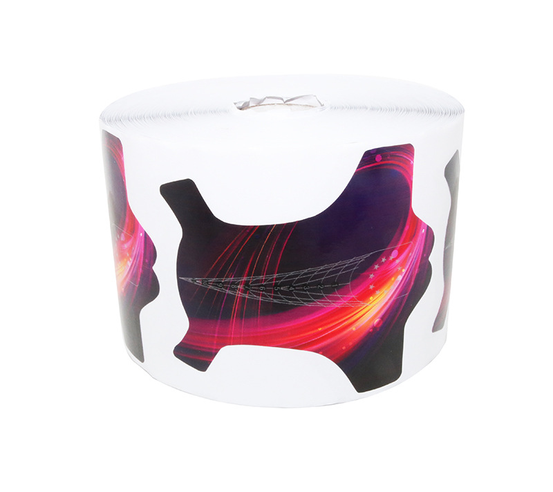 Transfronteriza de uñas Punta de alta calidad titular de papel de uñas titular de papel de cohete 100/500 piezas de punta de neón de uñas profesional