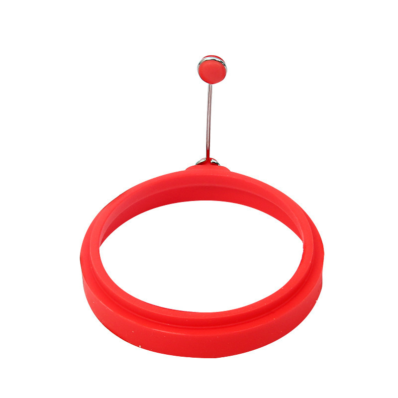 厂家现货 圆形心形硅胶煎蛋器 煎饼模工具荷包蛋模具|ms