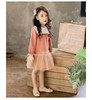 Navy skirt, dress, autumn small princess costume, children's clothing, 3-9 years