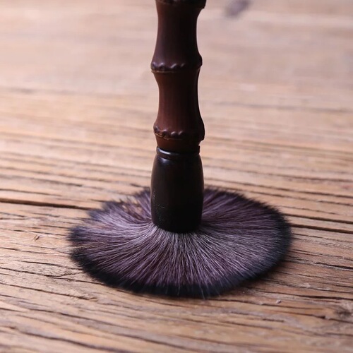Old bamboo joint pot-raising pen, fine workmanship, non-shedding kung fu tea ceremony six gentlemen accessories, teapot carbonization pot-raising pen, handmade