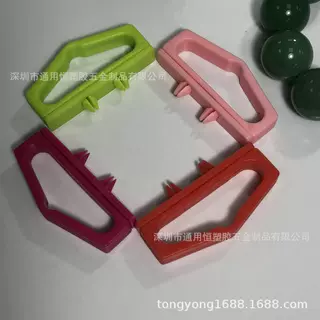 厂家供应塑胶平面飞机孔挂钩塑料挂钩配件透明纸盒彩盒包装挂钩