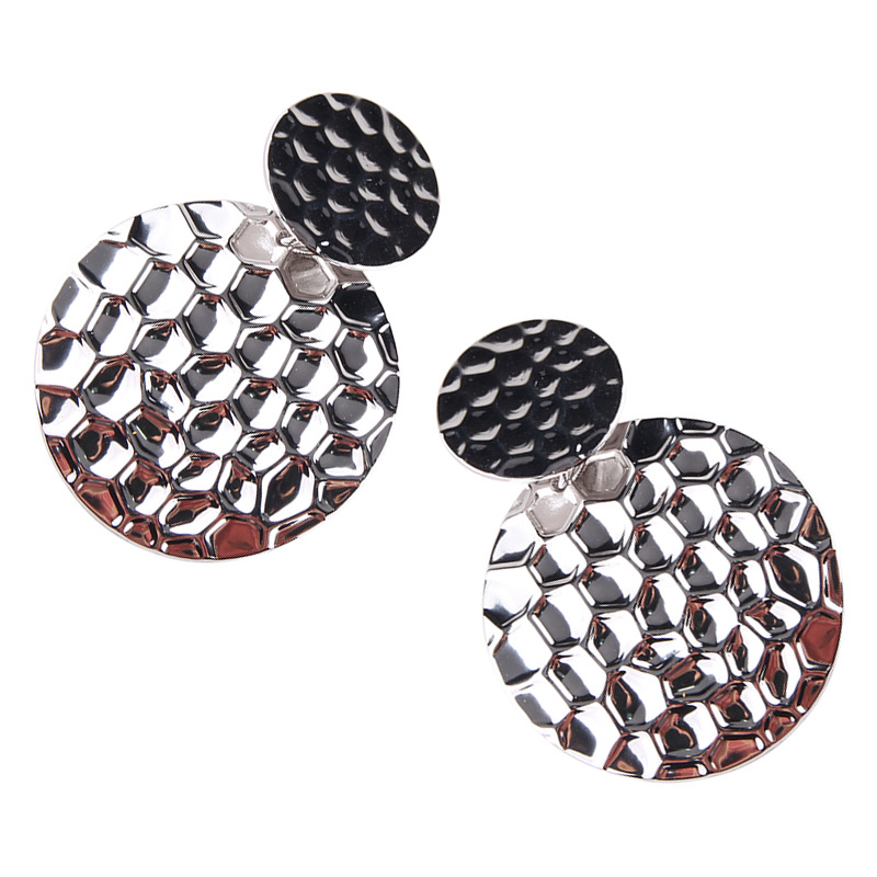 Alloy Korea Geometric earring(Silver) NHJQ10479-Silver