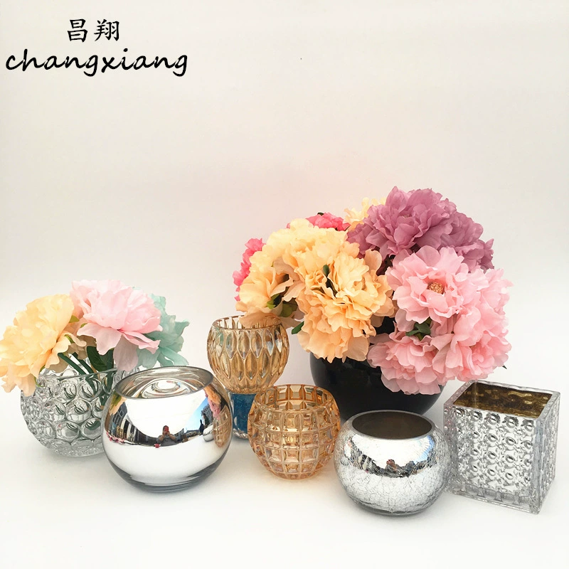 Теперь сделайте цветную стеклянную вазу посеребренную Позолоченную зеркальную шаровую аквариум белый черный фарфоровый стеклянный шар