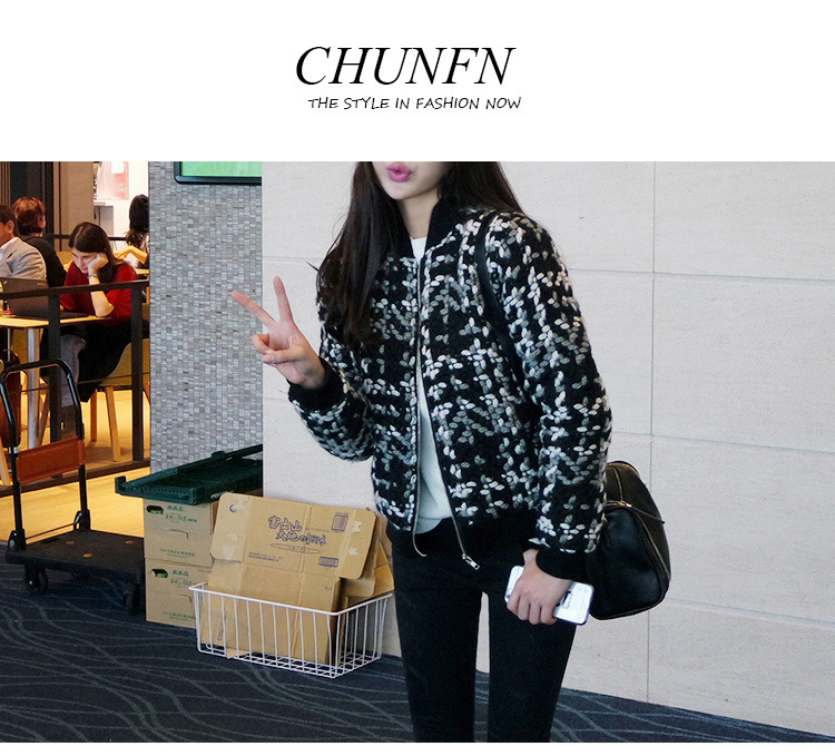 Blouson femme en Imitation laine - Ref 3322293 Image 4