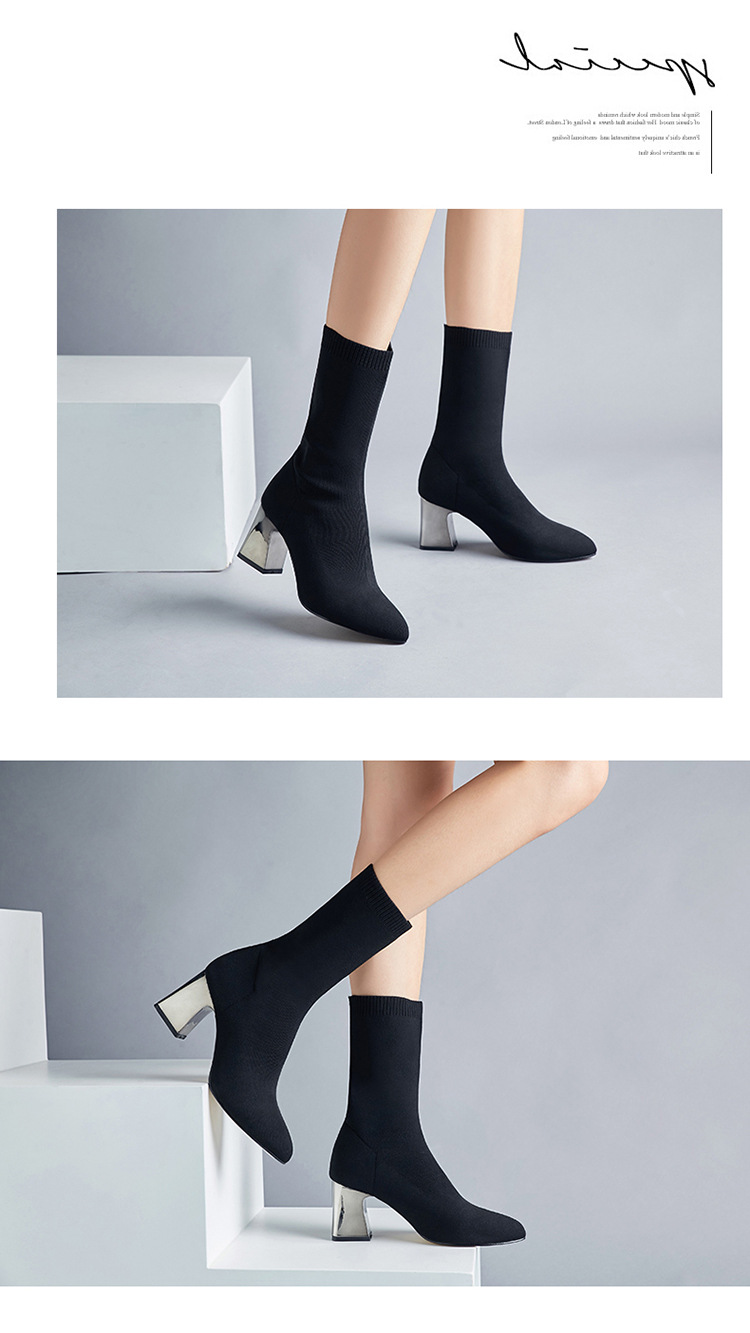 Bottes femme AFFINITé en Tissu élastique - Ref 3355093 Image 58