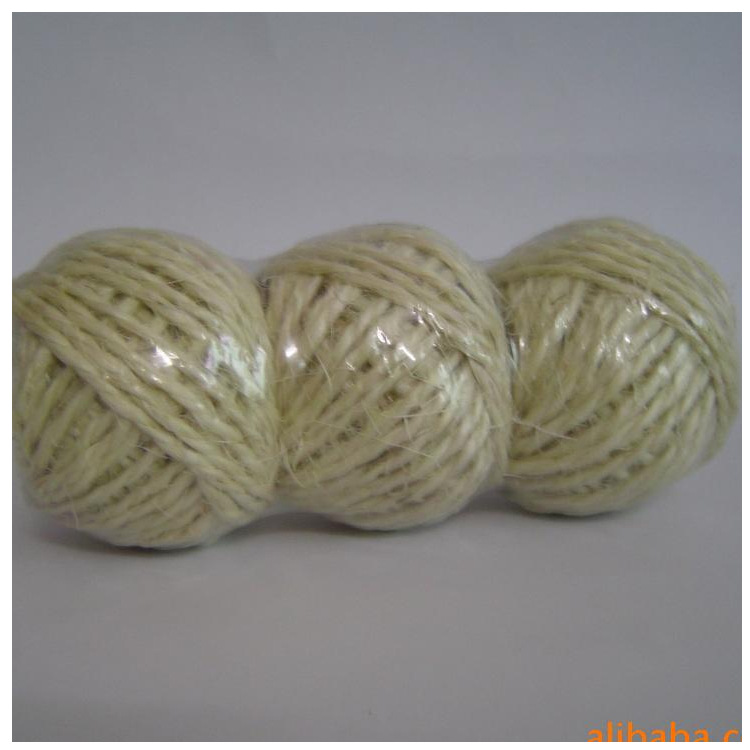 厂家供应各种剑麻绳小规格包装的绳制品  麻纱制品