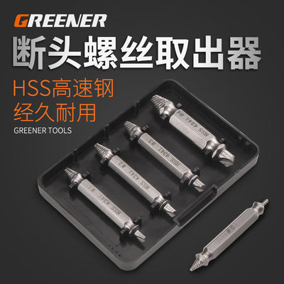 Greenwood Extractor Decollation Screw take out Slide wire Screw Demolition Double head take out tool