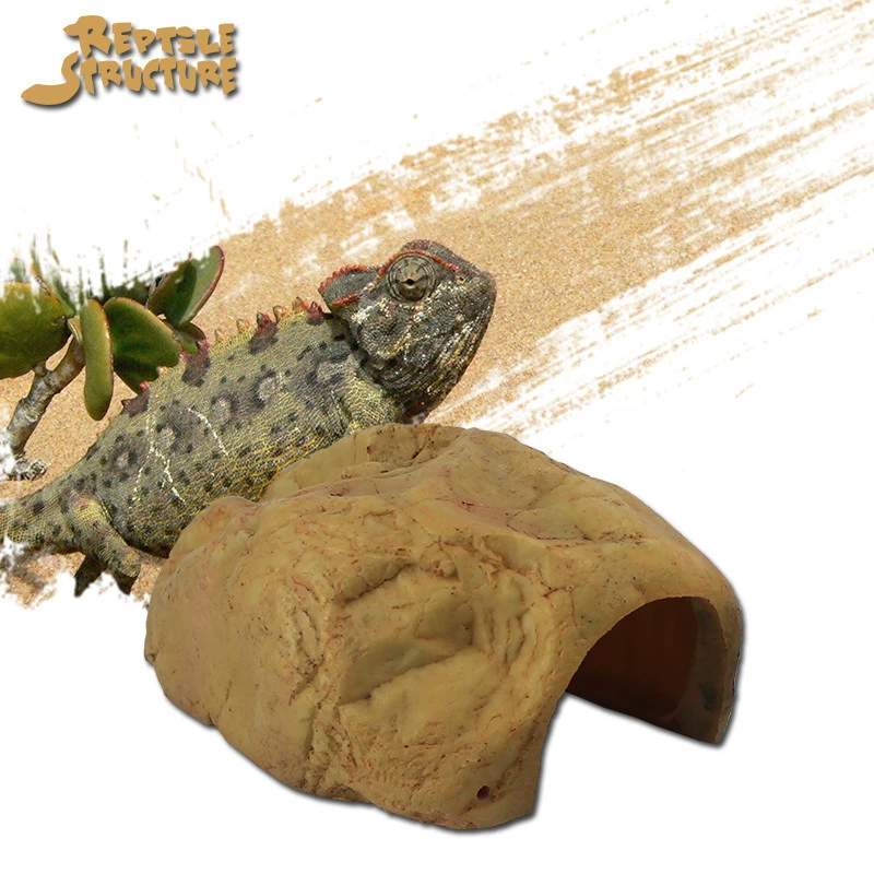 ReptileStructure Смола уклонение от загара озеленение дворец рок змея уклонение гнездо ящерица рептилия уклонение