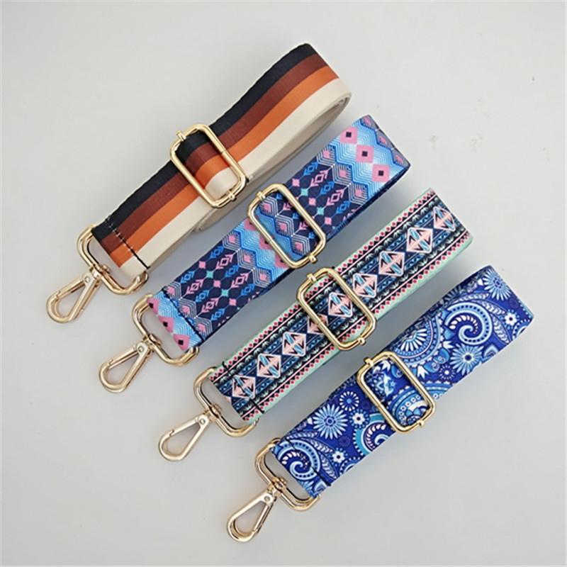 Women'S Gender Fashion Style Nylon Flower Sling Strap