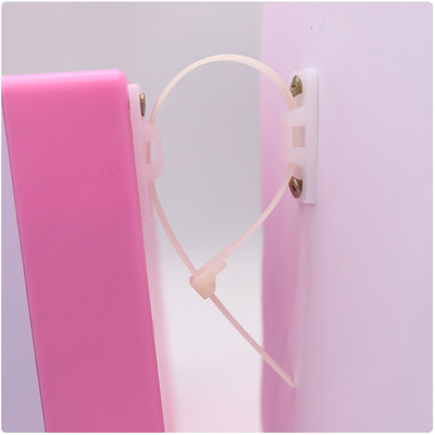 防护儿童安全带柜子防倒带防倒器防倒扣五斗柜连接件扣件防倒装置