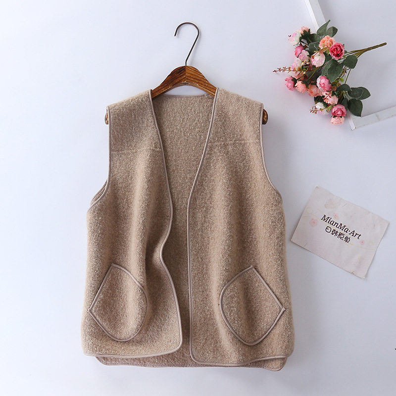 Gilet femme en Mélange de laine - Ref 3317685 Image 9