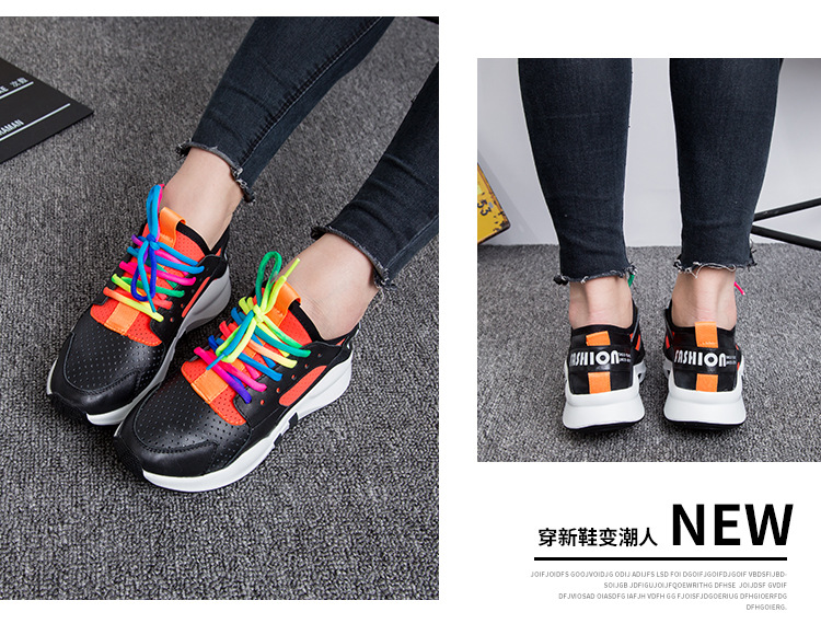 Baskets femme en En cuir - Ref 3421050 Image 16