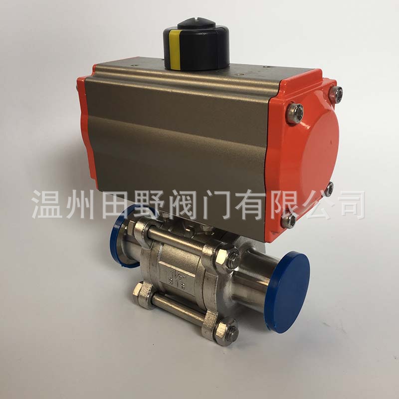 ������Ƭʽ��װ�� 304�����1000WOG  CF8 Sanitary ballvalve