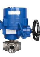 电动防爆三通球阀 电动内螺纹三通球阀 智能调节型 开关DN15 DN20