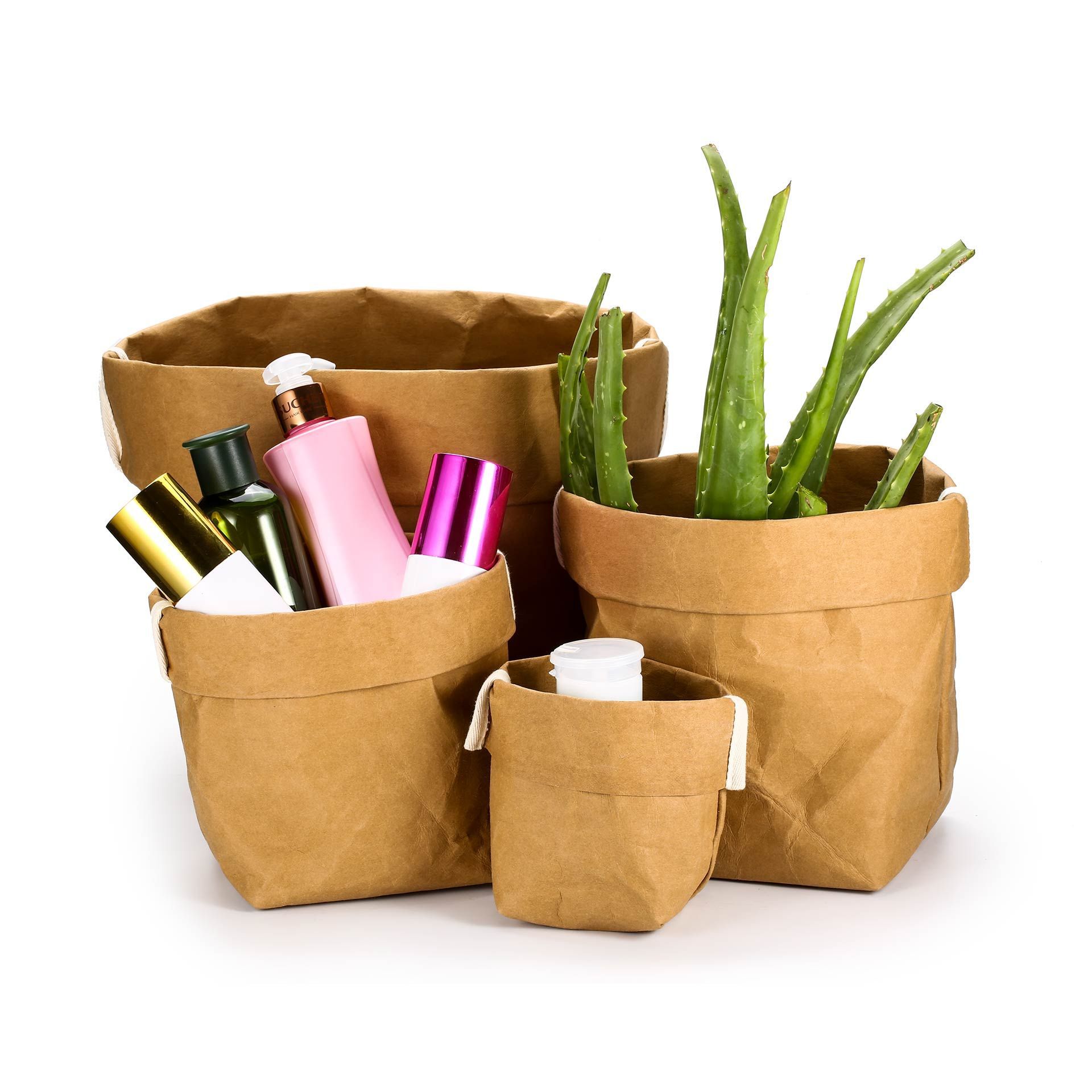 wholesale Soft loading decorate Decoration washing Kraft paper Storage bag Home Furnishing originality Supplies Nordic ins Paper flowerpot