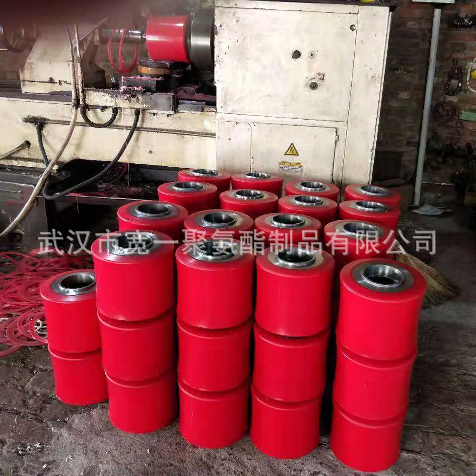 供应浙江温州非标设备用滚轮包胶加工，聚氨酯包胶定做