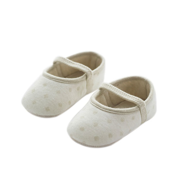 Giày cotton trẻ em màu Mbumi Giày đế mềm đế mềm Hàn Quốc Giày trẻ em nam nữ trượt 0-1 thế hệ bán buôn Giày em bé