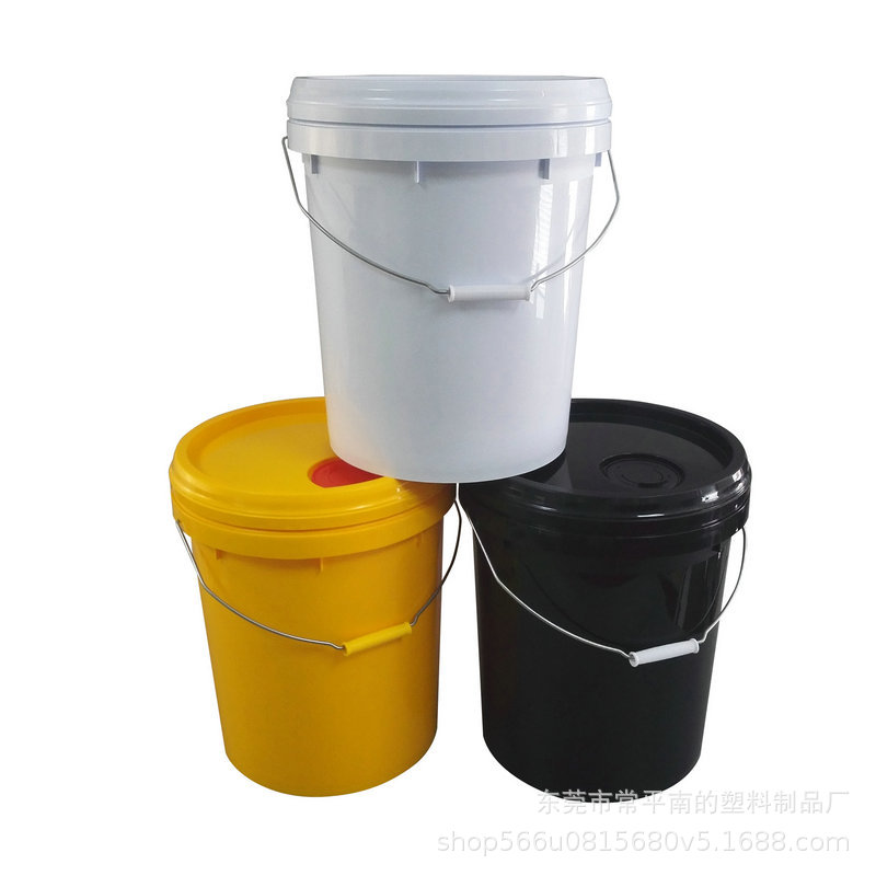 厂家直销全新料加厚18L升公斤kg带嘴圆形防冻液润滑油机油塑料桶-阿里巴巴