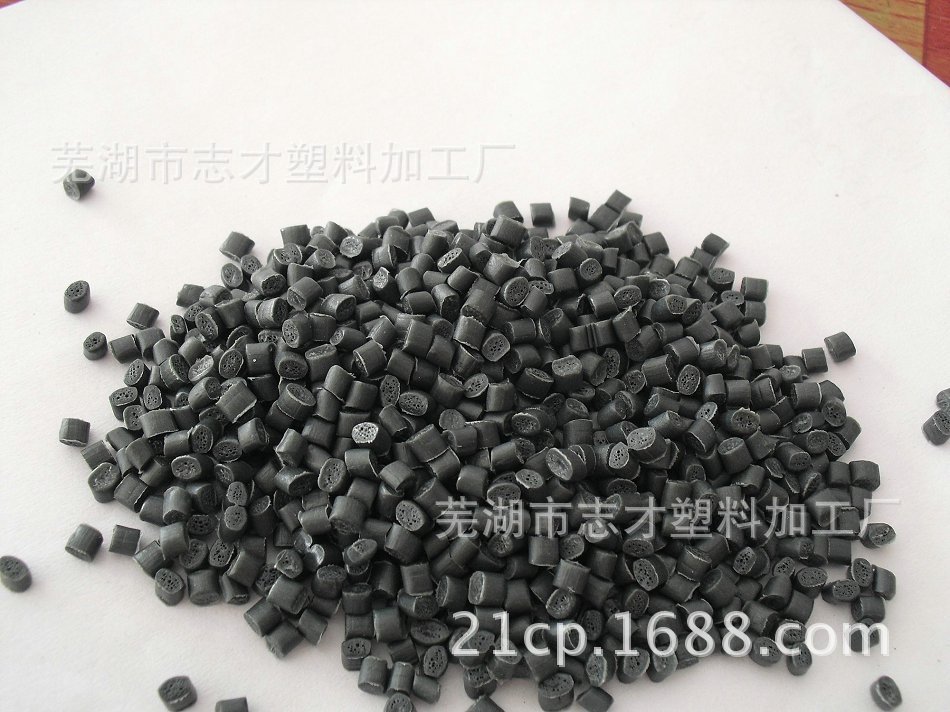 低压聚乙烯HDPE再生颗粒 通讯管道HDPE颗粒 黑灰色HDPE再生回料