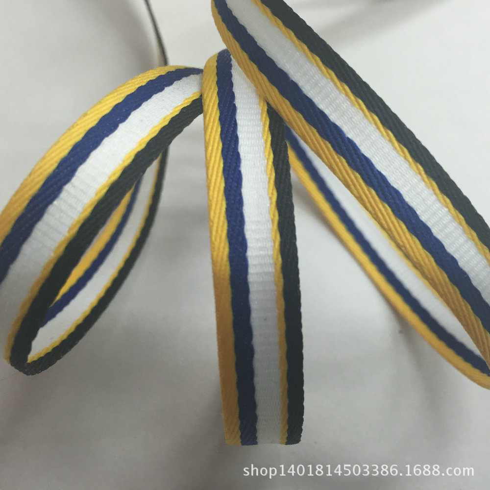 （腾来）新款现货 10MM 间色织带 平纹间色织带 斜纹间色织带