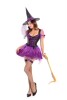 Halloween purple low chest Witch Dress Skirt Party Magic dress