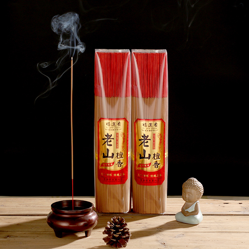 纯天然老山檀香 厂家直销佛香寺庙家居 竹签香环保檀香