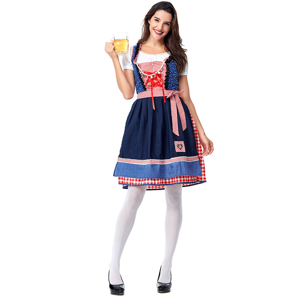 Oktoberfest Costume with Stars Embellishment Beads nihaostyles clothing wholesale NSPIS81390