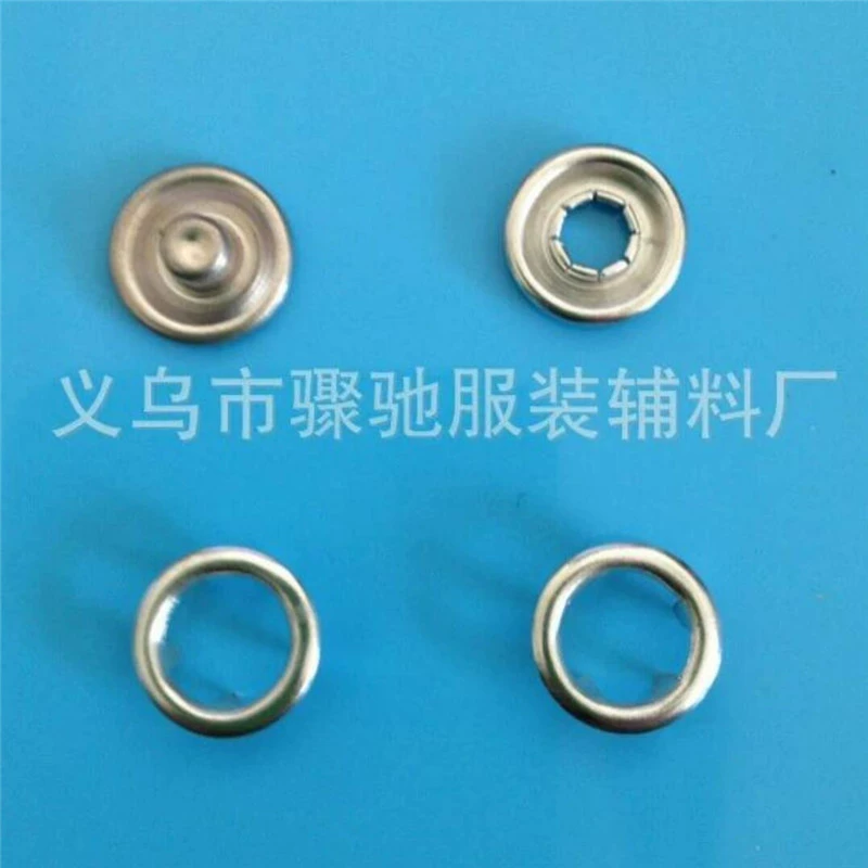 Factory spot Metal hollow five -claw buckle infant children's clothing and clothing hidden buckle presses invisible copper five -claw buckle
