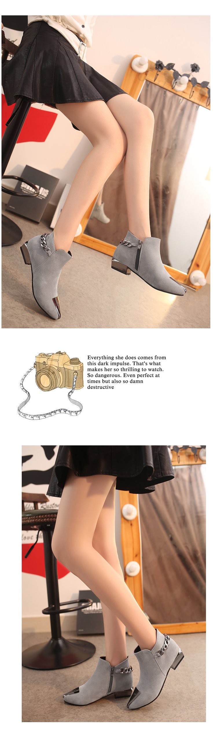 Bottes femme en Daim - Ref 3354826 Image 18