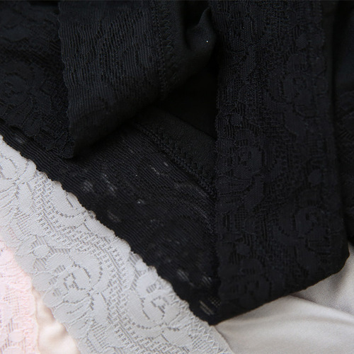 Manufacturer Promotion Lace Mid-waist Silk Flat Women's Briefs 100 Mulberry Silk Multi-Color